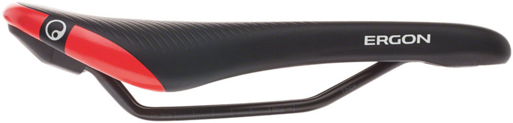Ergon SM Pro Saddle Titanium Rails Black Red Men Medium Large Mountain Bike Seat | eBay