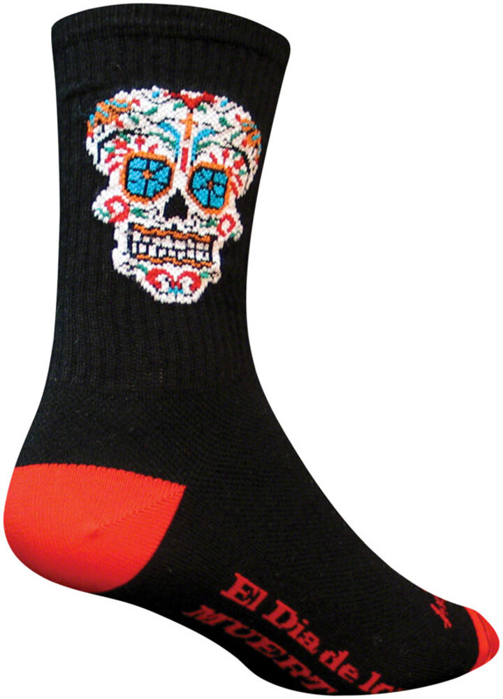 Socks Crew 6/" El Dia L//XL Cycling//Running SockGuy