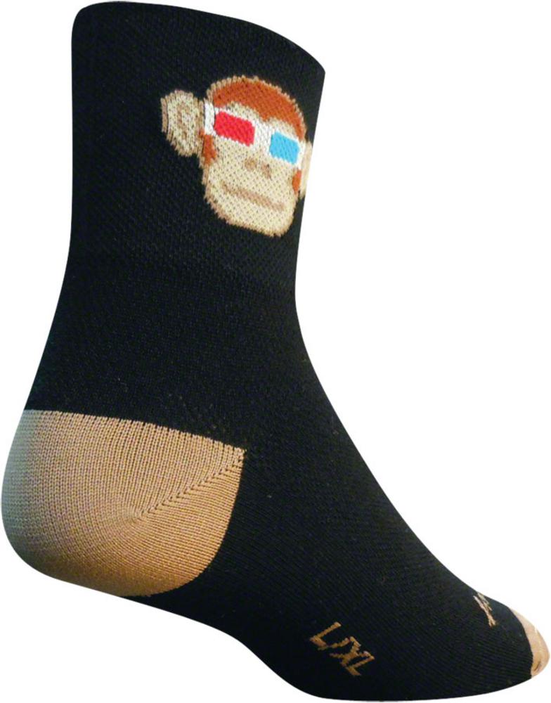 SockGuy Crew Cubic Sock Black LG//XL