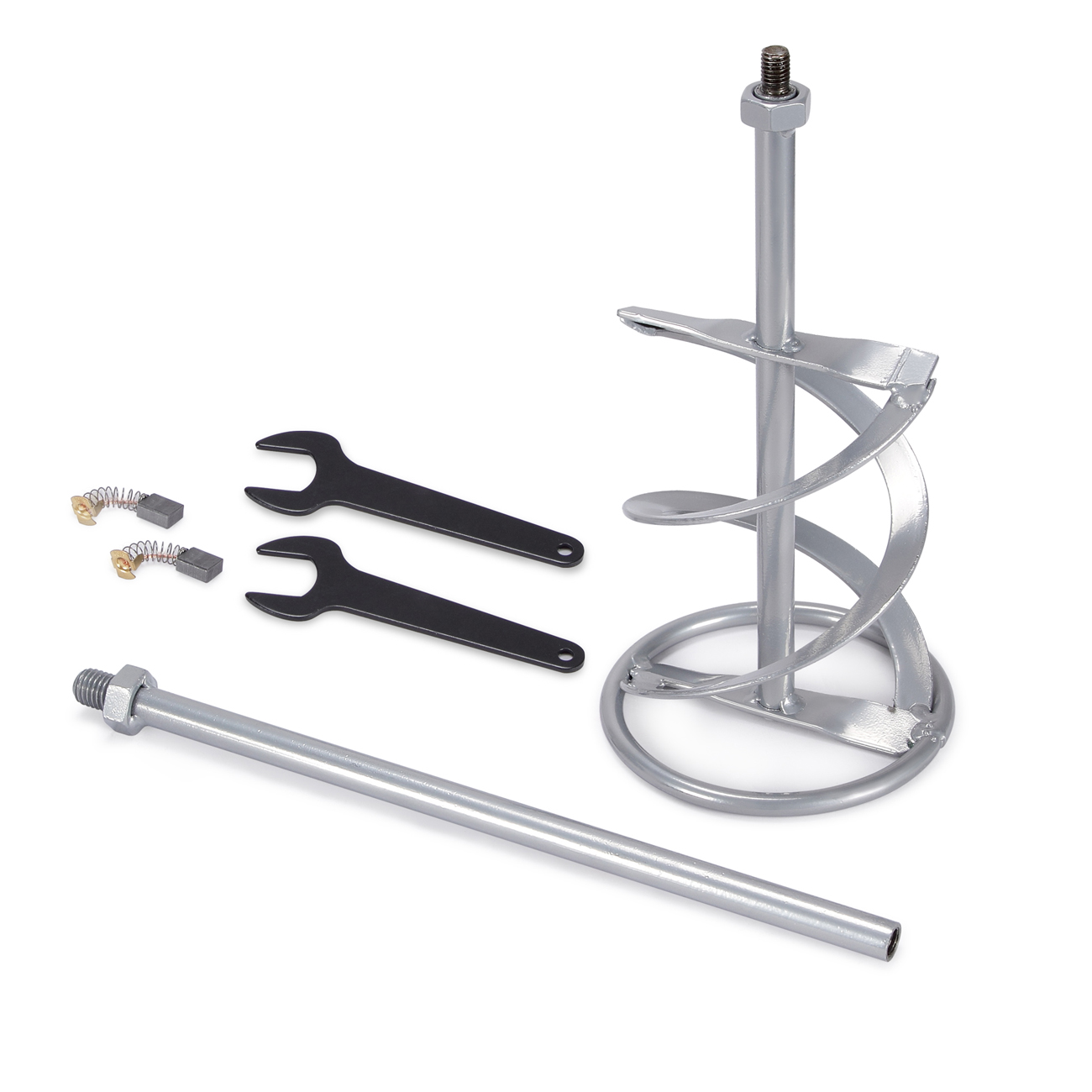 1600W Electric Mortar Mixer Dual Hi Low Gear 6 Speed Paint Cement Grout