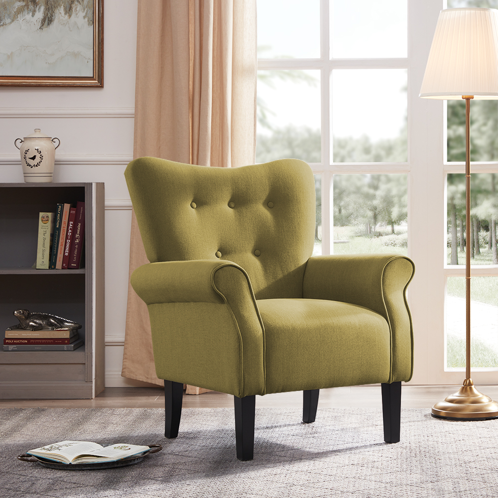 Fabric Club Chair Accent Arm High Back Upholstered Sofa Furniture Fabric Club Chair Accent Arm High Back Upholstered Sofa Furniture