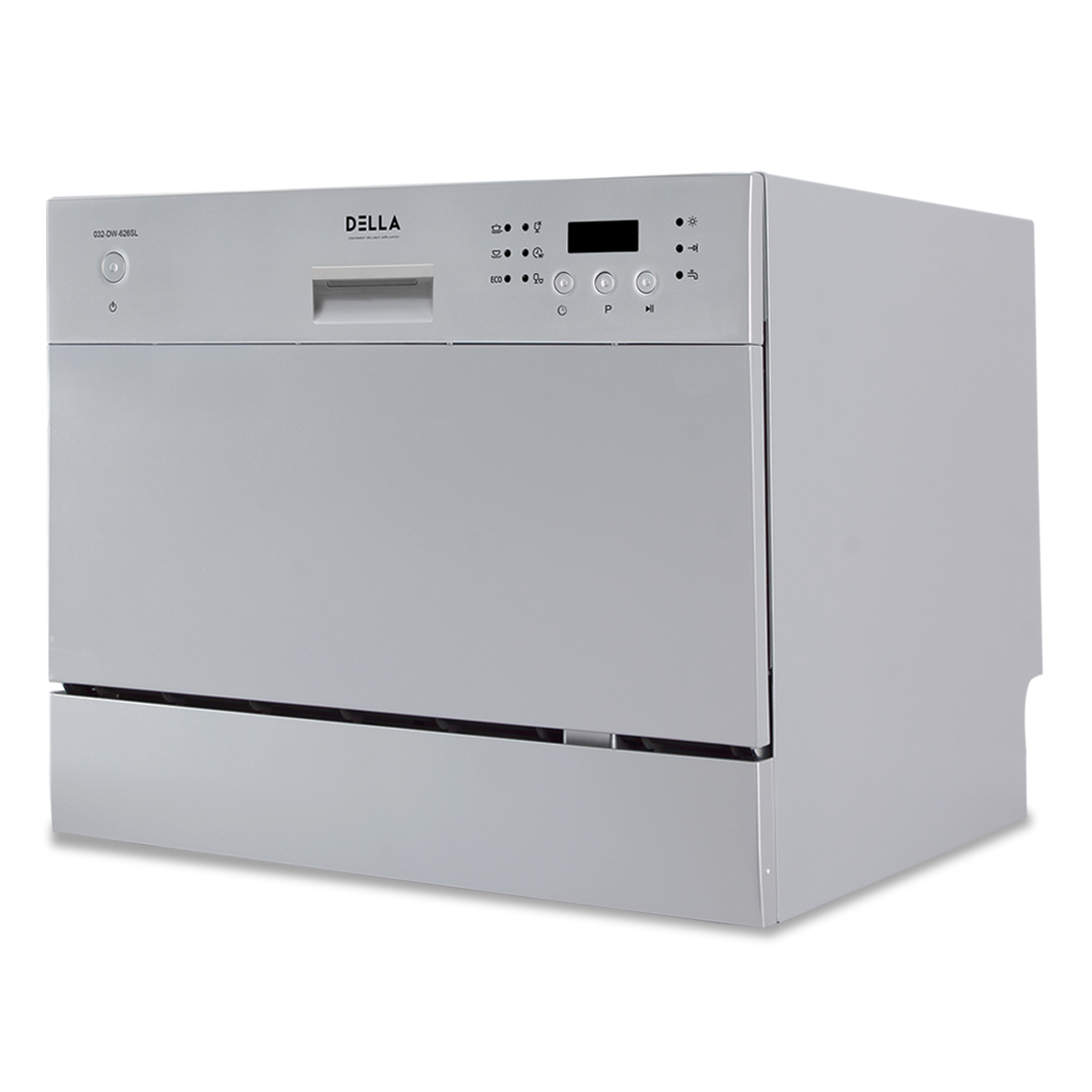 6 Place Settings Countertop Small Kitchen Dishwasher Stainless
