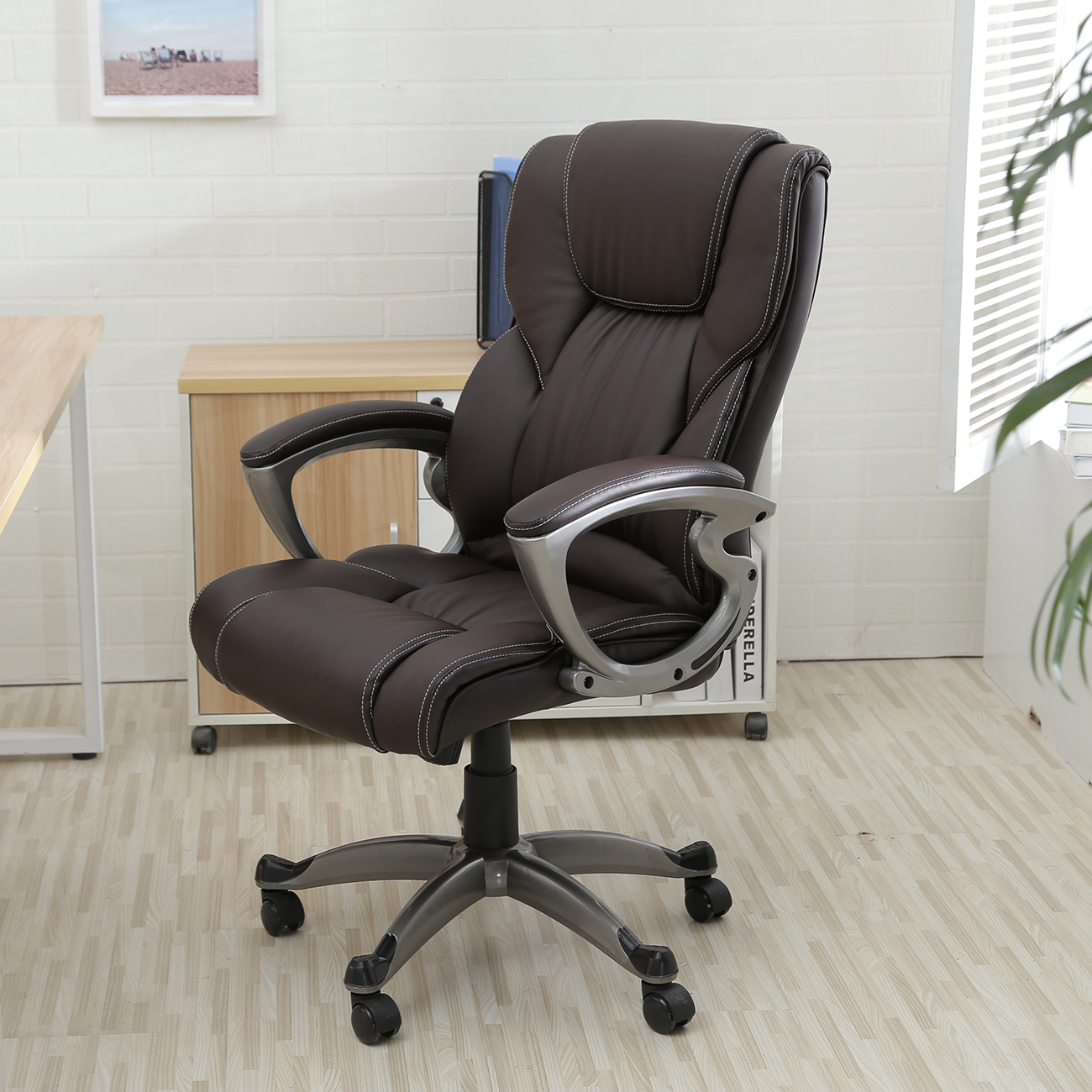 Executive Office Chair High-Back Task Ergonomic Computer ...