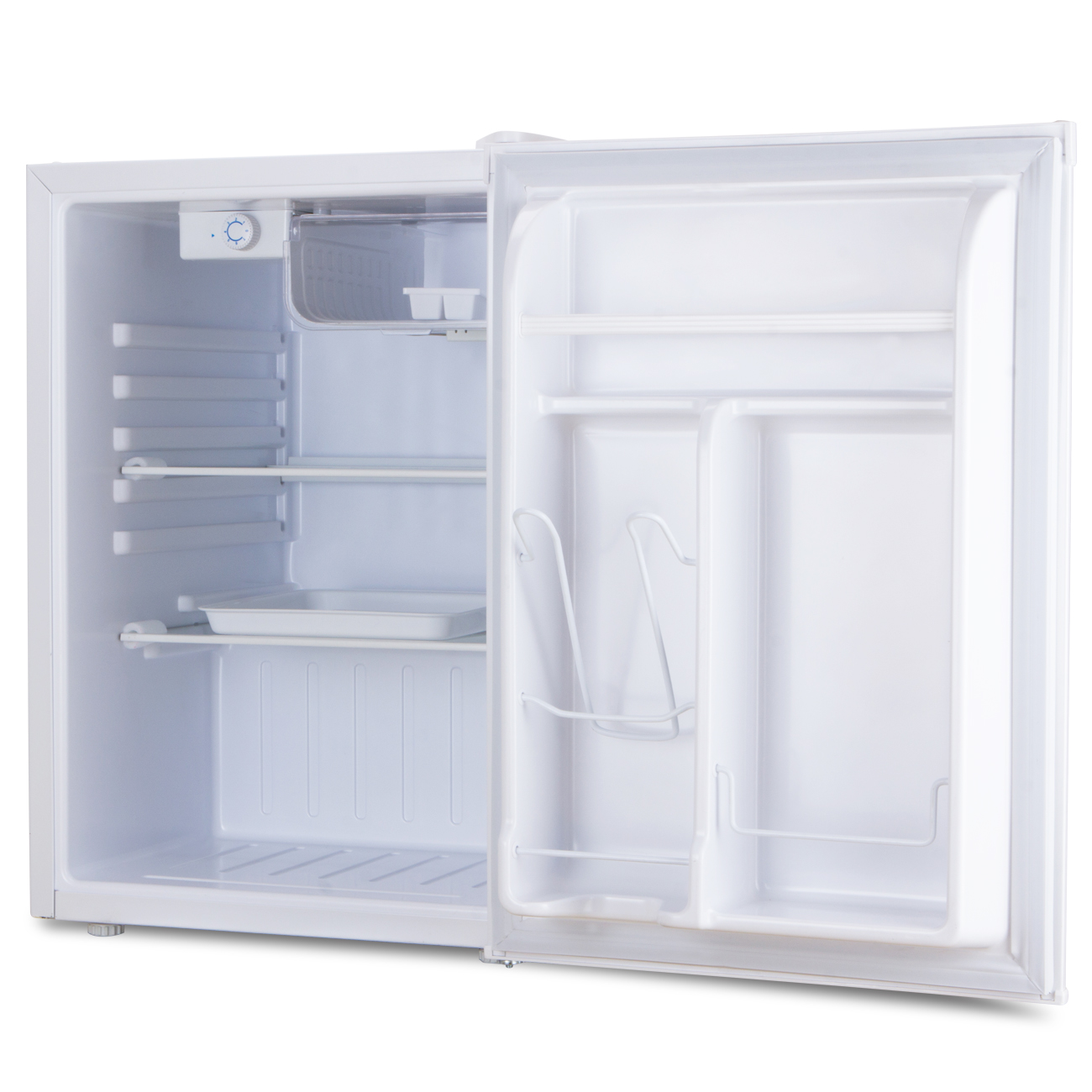 White 2.6 Cu Ft. Compact Refrigerator & Mini Freezer, Small Office Dorm