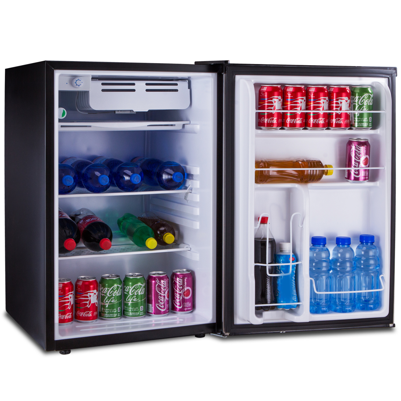 NEW 4.5 cu ft Refrigerator Side Freezer Compact Mini Door Fridge