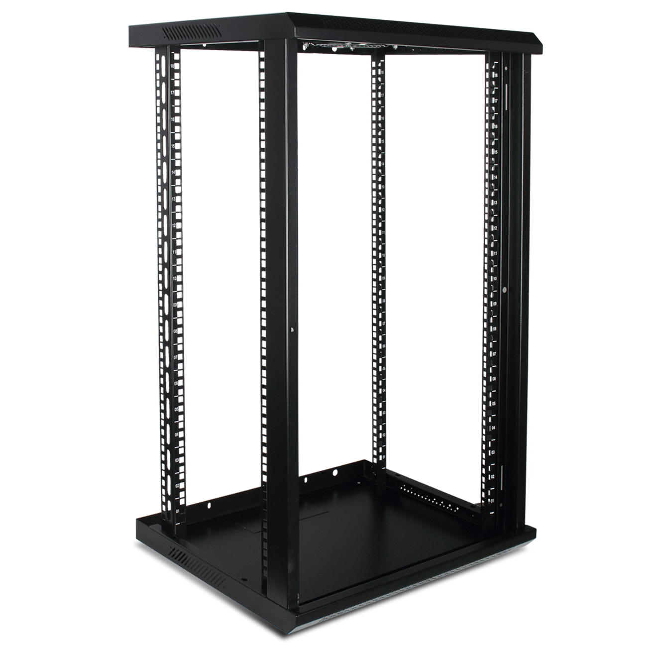 18U Server Rack Wall Mount Network Data Glass Door Lock w