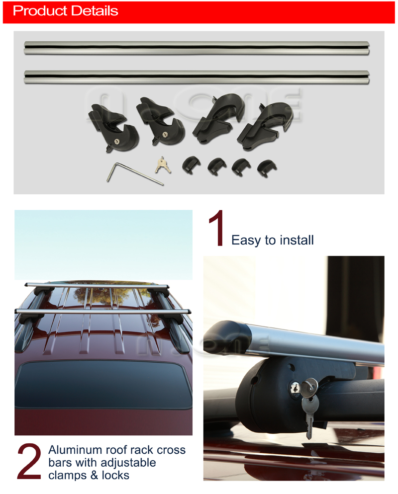 ROOF RACK KEY Lock Cross Bar Top Rail Luggage Aluminum Cargo Carrier