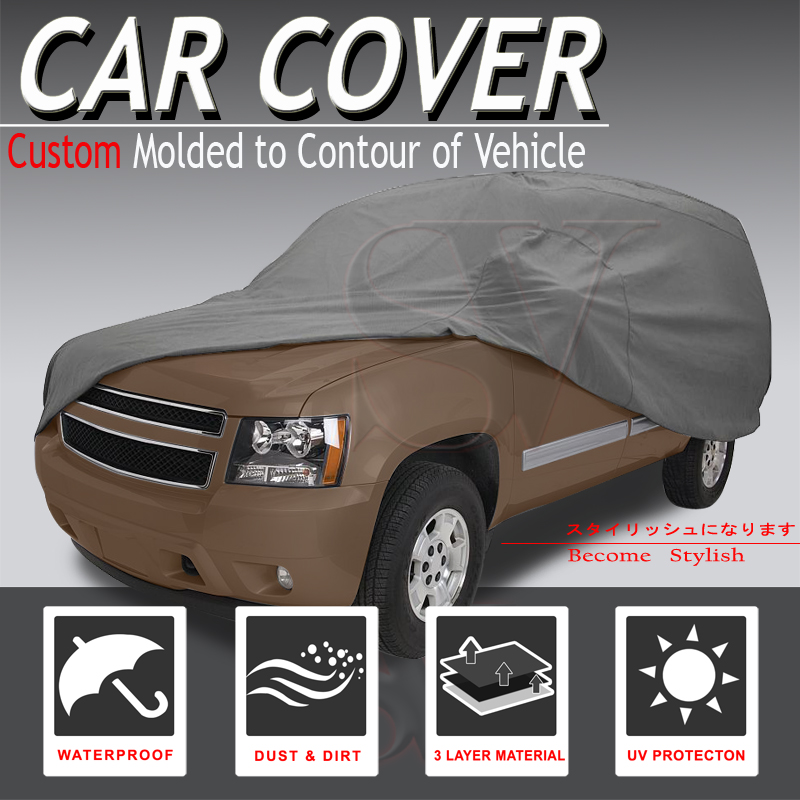 Fit Toyota Outdoor Car Cover Soft Cotton Inlay Breathable MultiLayer