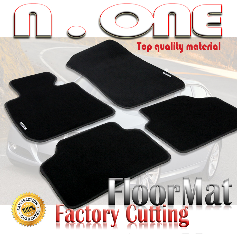 BMW X3 2004-2011 TAILORED FLOOR CAR MATS CARPET BLACK MAT BLUE TRIM