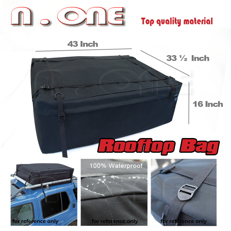 43& TRAILER TRUCK Bed Waterproof Cargo Bag Rooftop Trunk Storage