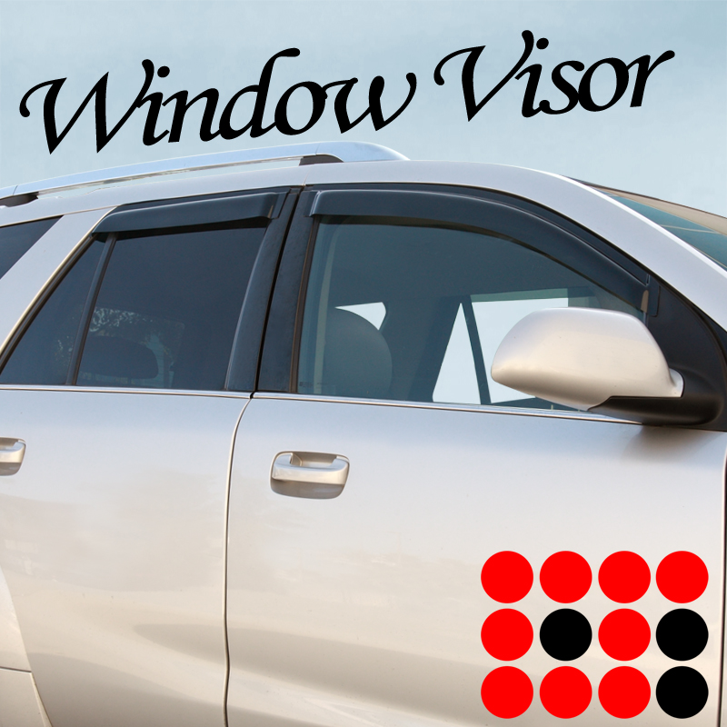 Window Visor Guard Vent Tape-OnStyle for Nissan Rogue 4-Door 2009 2010 2011 2012