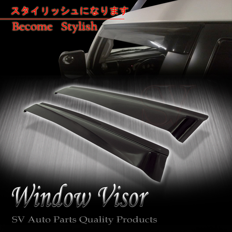 Fit 20072013 Toyota FJ Cruiser tint window visor shade vent wind rain