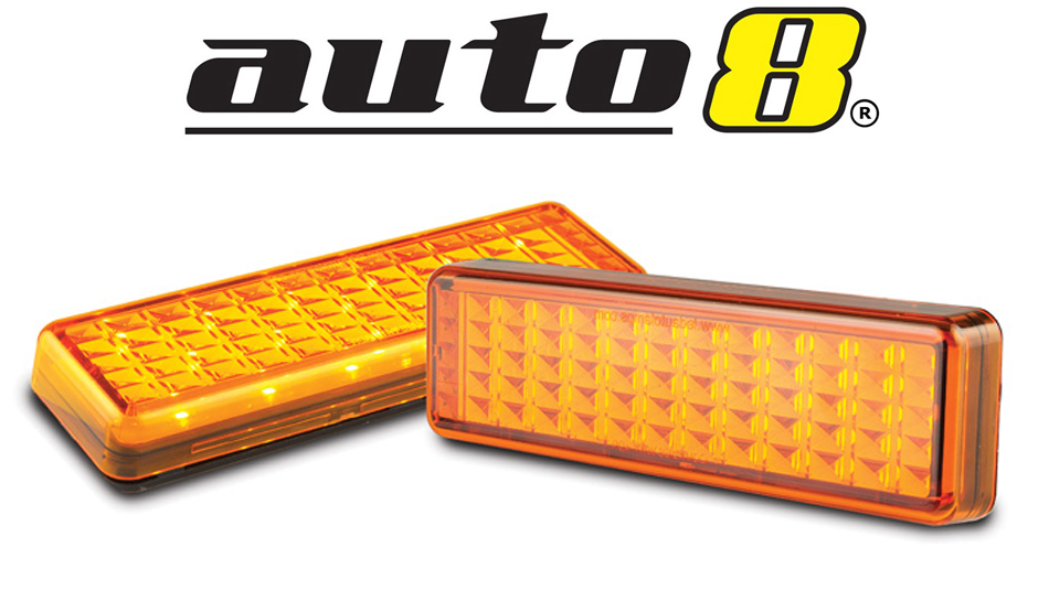 Set Of 2 LED Bullbar Front Indicator Lights Fits Most ARB Bull Bar