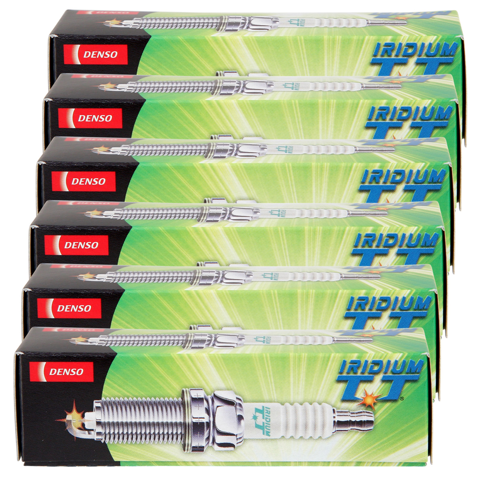 6x pour hyundai coupé gk 2.7 V6 genuine denso twin tip tt spark plugs