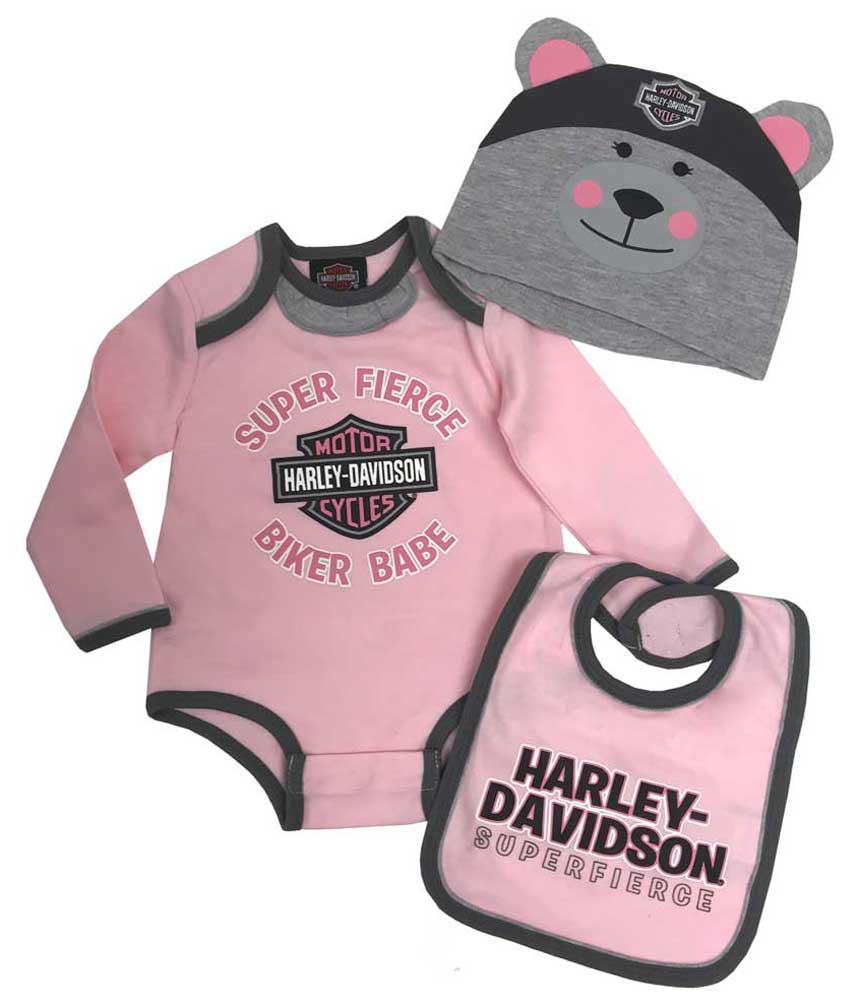harley davidson baby girl onesie