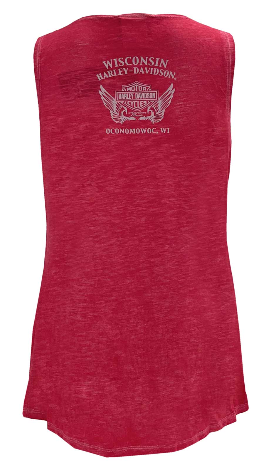 Harley-Davidson Women's Embellished B&S Highlight Sleeveless Tank Top - Pink