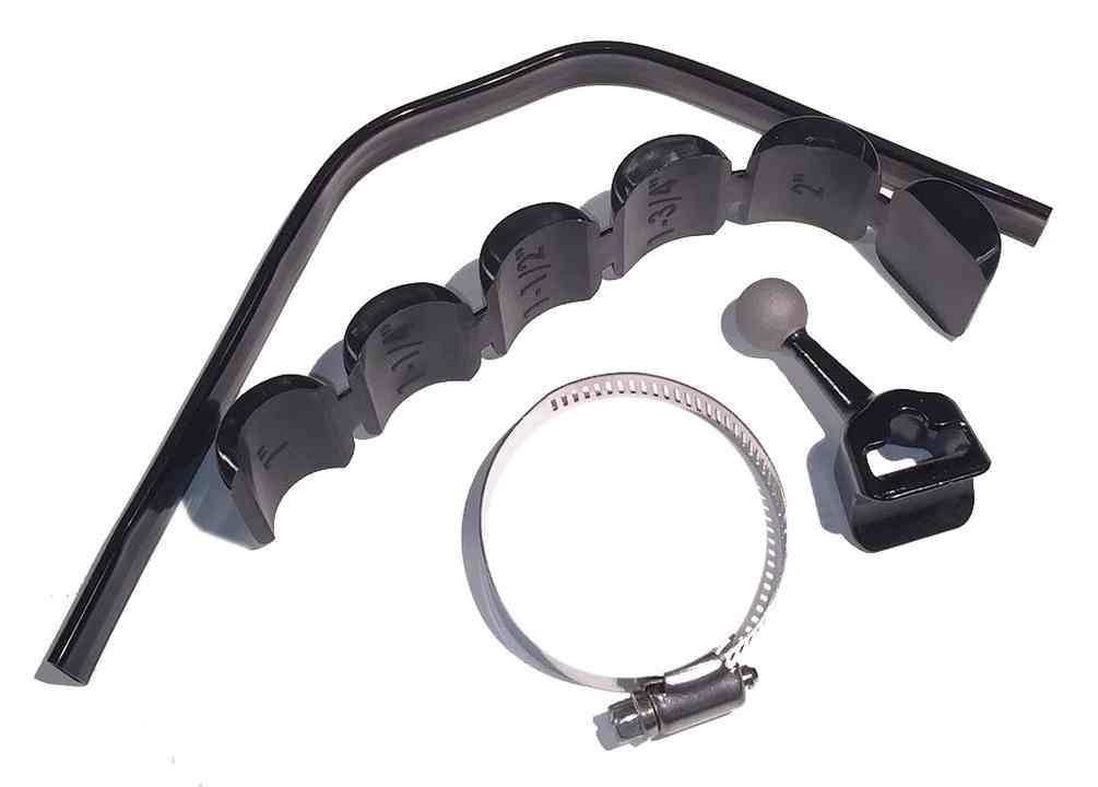 CIRO Universal Accessory Ball//Clamp Mount for Round or Square Tubing 50126