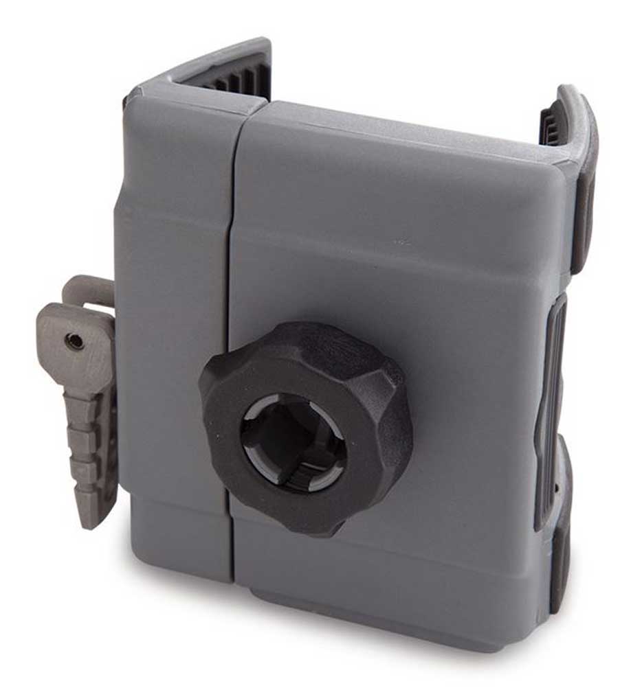 Ciro Premium Smartphone/GPS Holder w/ Charger 7/81 in. Black Bar