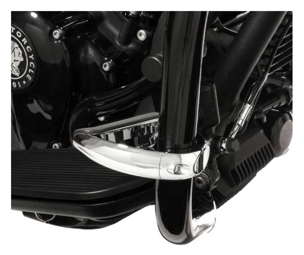 Ciro 1.25 in. Engine Guard Toe Rest, Multi-Fit Part – Chrome or Black Finishes