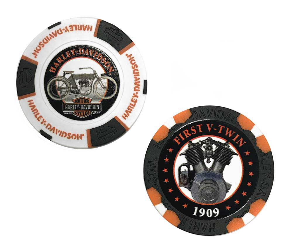 HarleyDavidson Limited Edition Series 2 Poker Chips Pack, Black
