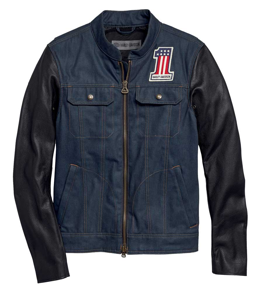 harley davidson men's ovation mandarin 3 in 1 jacket