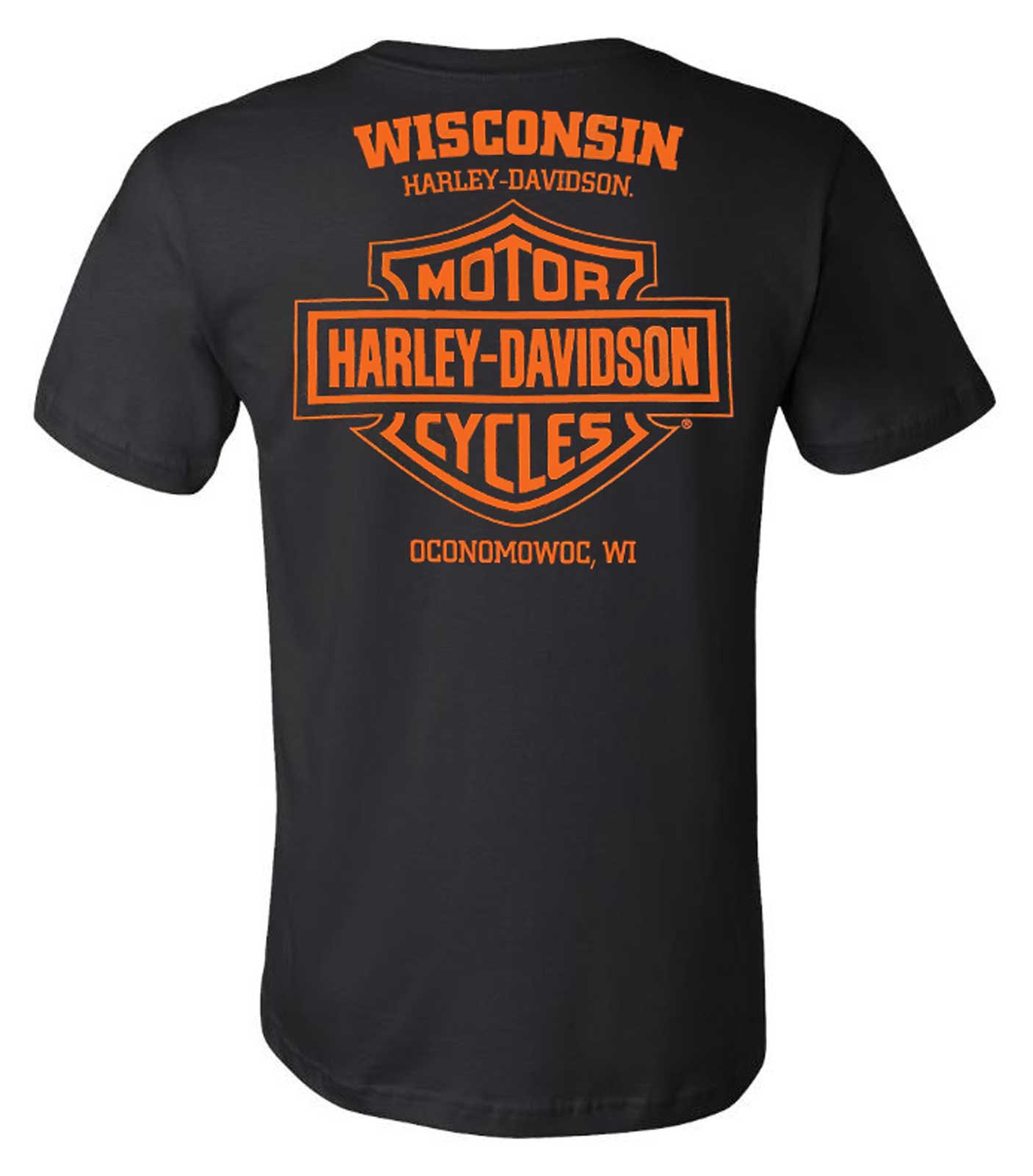 Harley-Davidson Men’s Analyze Cotton Short Sleeve Chest Pocket T-Shirt, Black