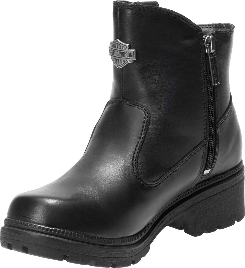 HarleyDavidson Women's Madera 5Inch Black Casual Ankle Boots D84406