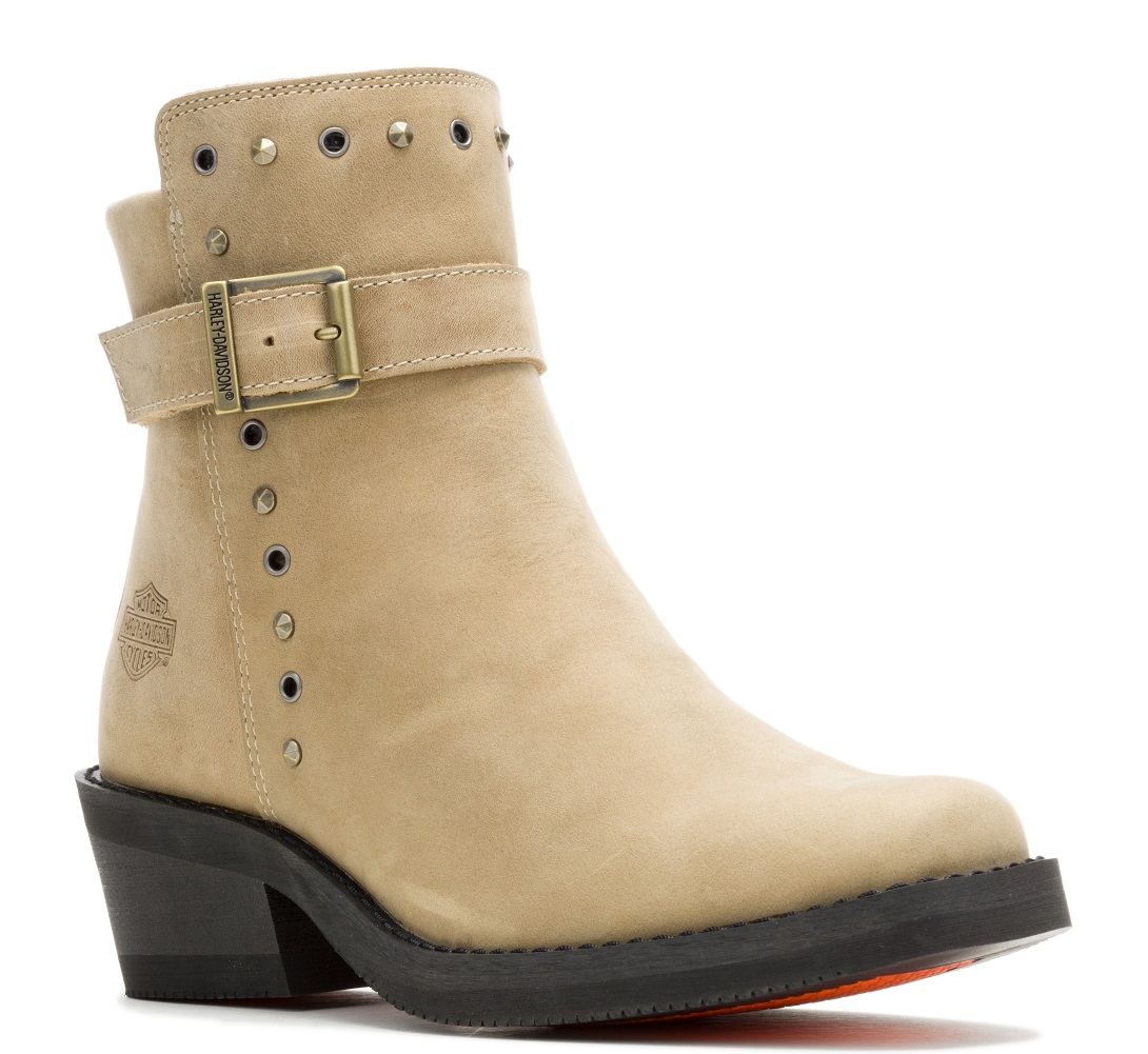 Harley-Davidson Women's Mira 5-Inch Black or Sand Fashion Leather Boots, D84820 - Picture 5 of 8