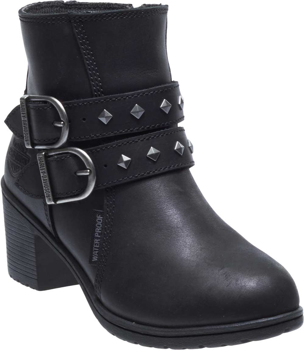 Harley-Davidson Womens Aldale 9.75-Inch Waterproof Motorcycle Boots D87162