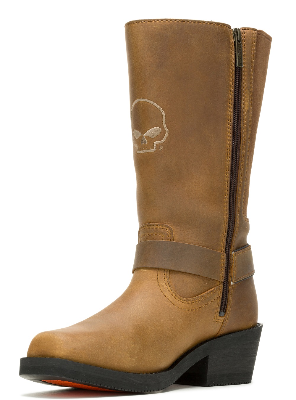 Harley-Davidson Women's Korsen Tall Ride Waterproof Motorcycle Boots D87310 - Picture 6 of 8