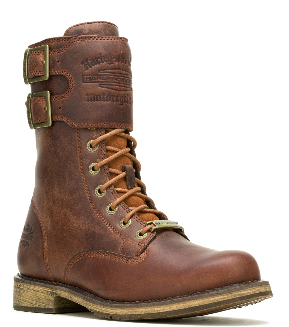 Harley-Davidson Men's Vntgmoto Tall 9-Inch Black or Brown Fashion Boots, D93873 - Picture 5 of 8