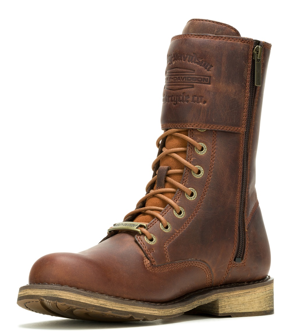 Harley-Davidson Men's Vntgmoto Tall 9-Inch Black or Brown Fashion Boots, D93873 - Picture 6 of 8