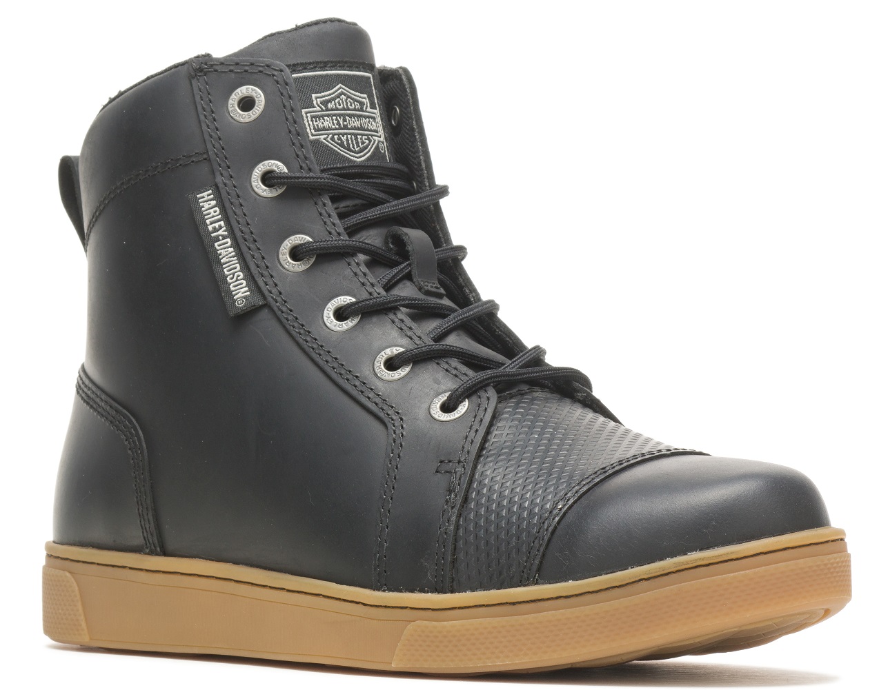 Harley Davidson Stivali Uomo Breman, Pieno Fiore 4.5 Pollici, Suola In Gomma, Taglia 44