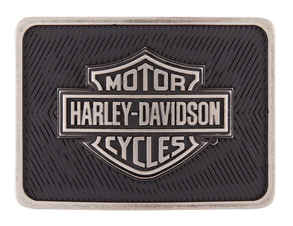 Harley-Davidson Men/'s Fist Forward Belt Buckle Antique Nickel Finish HDMBU11417