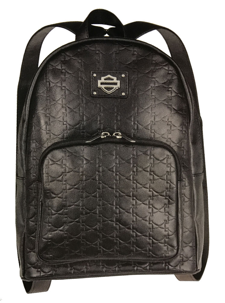 HarleyDavidson Women's Down Home Embossed Leather Backpack HDWBA11161