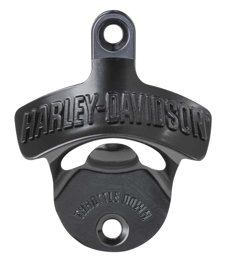 HarleyDavidson Custom Throttle Down Wall Mount Bottle Opener Zinc