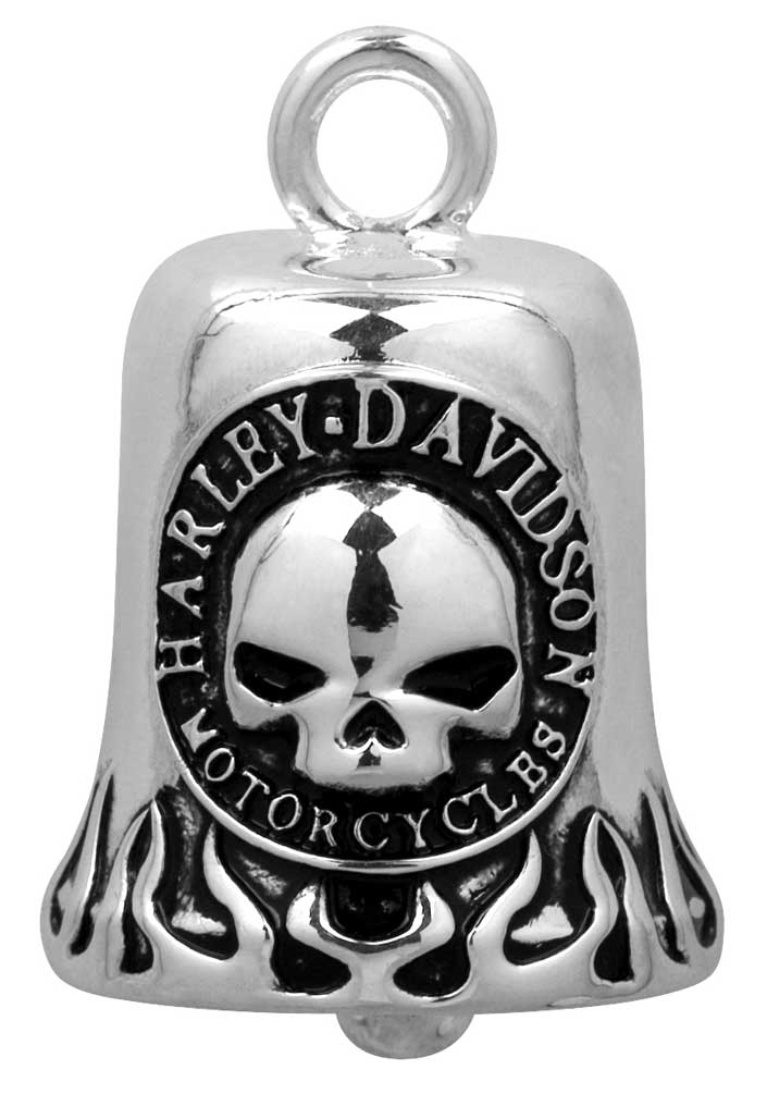 HarleyDavidson Classic Willie G Skull Flames Ride Bell HRB005 eBay