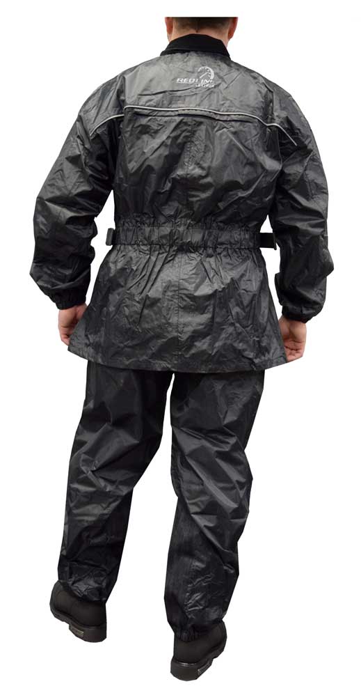 Redline Unisex 2-Piece Motorcycle Rain Suit, Waterproof w/ Heat Seams M-RHR66