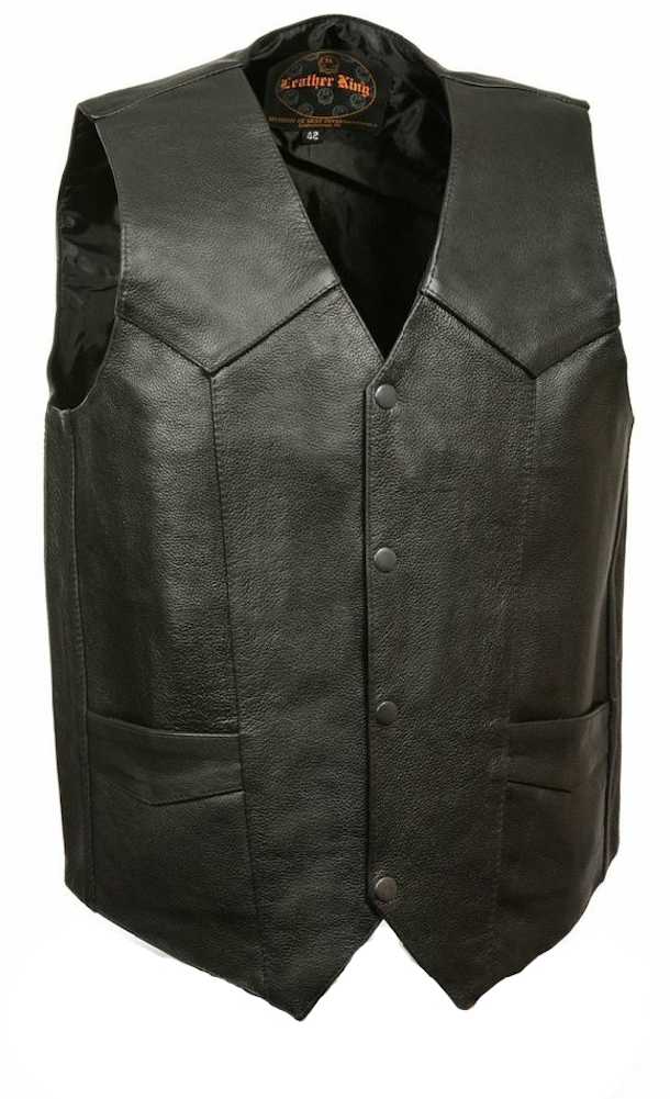 leather king vest