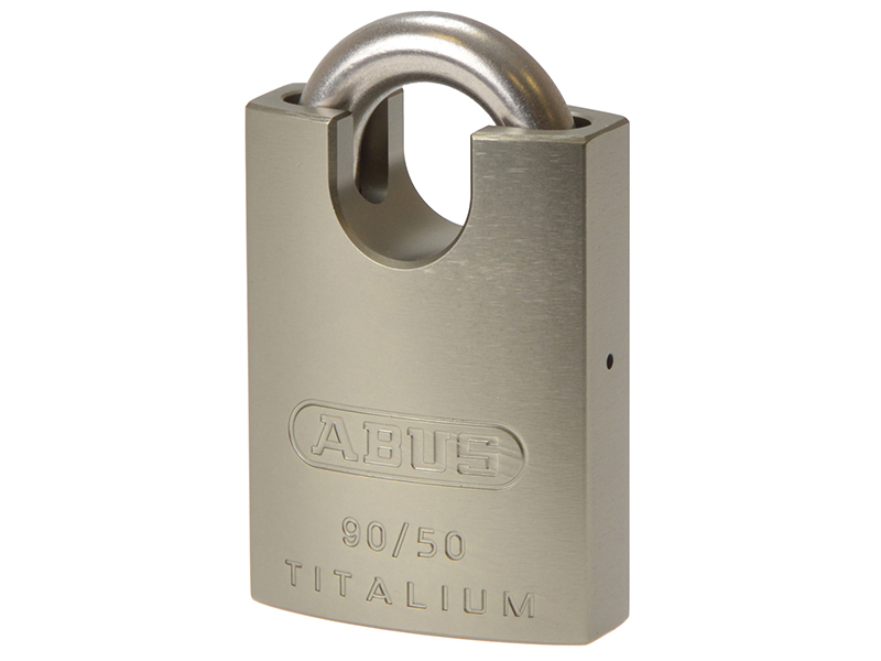 ABUS 83//55mm Rock Hardened Steel Padlock Closed Shackle Carded ABU8355CSC