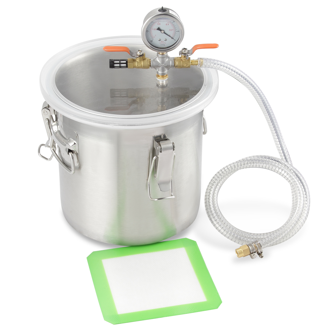 2Gallon Vacuum Chamber Degas Aluminum Urethanes Silicone Epoxies