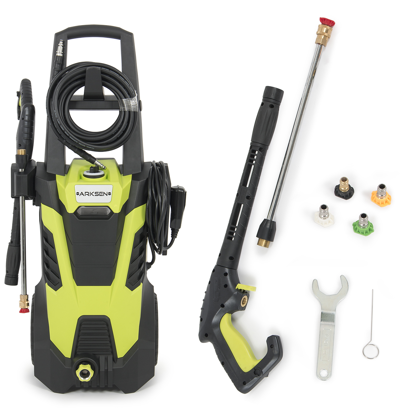 Electric Pressure Washer Heavy Duty Jet (5) Nozzle Adapter Kit, 3000PSI