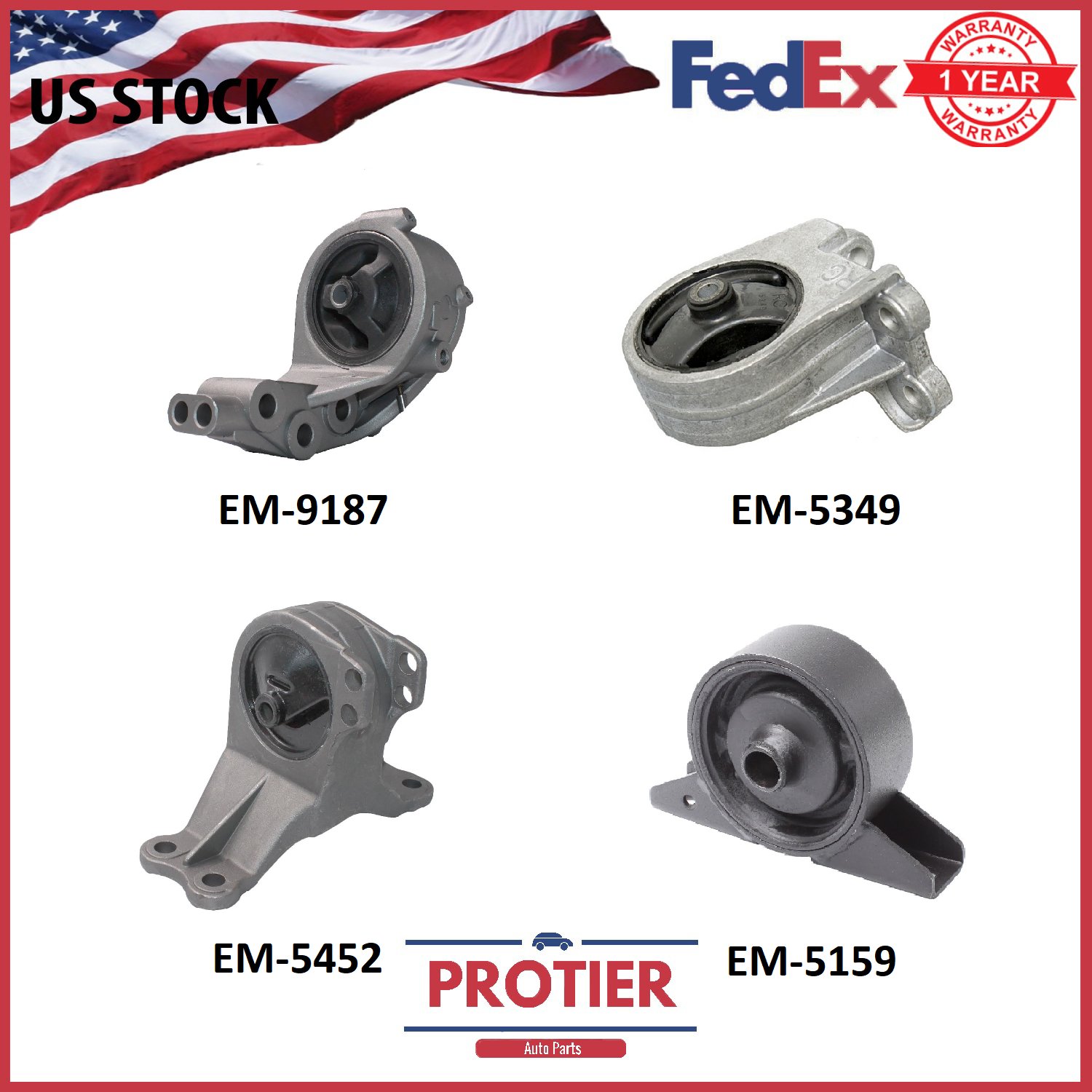 Engine Motor & Trans Mount Set for 20002005 Mitsubishi Eclipse 3.0L