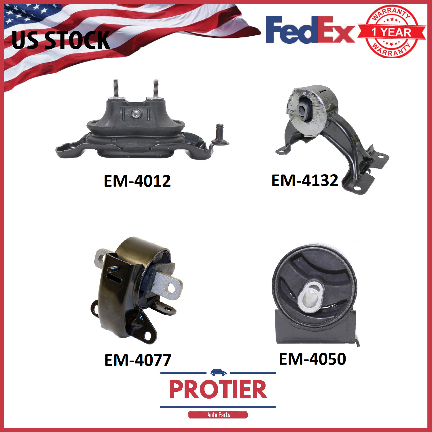 Anchor-Engine Auto Trans Mount 4PCS For 2011-2017,DODGE,GRAND CARAVAN,V6 3.6L