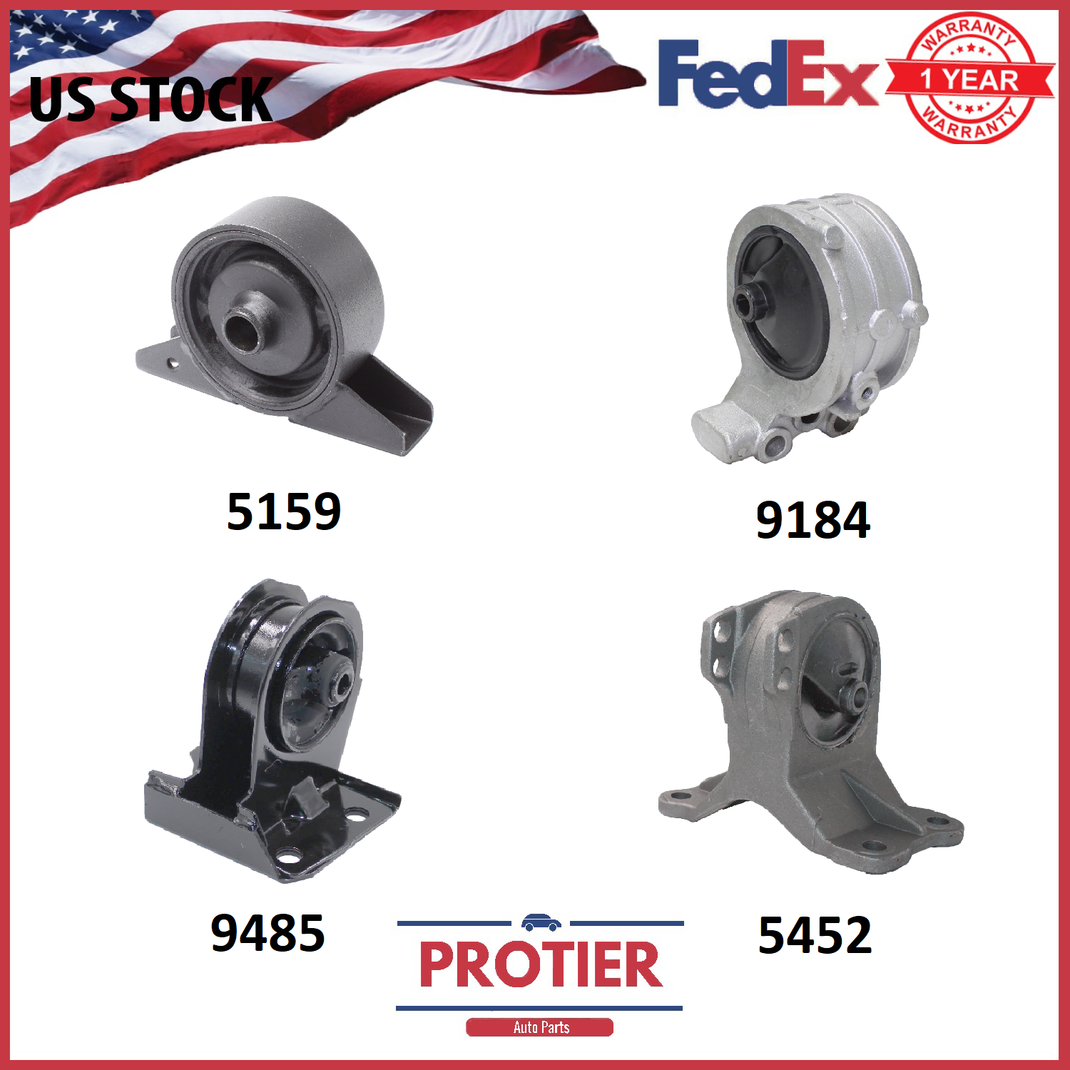 Mount For 2000-2005 Mitsubishi Eclipse 2.4L 4 PCS Motor /& Trans Manual Trans