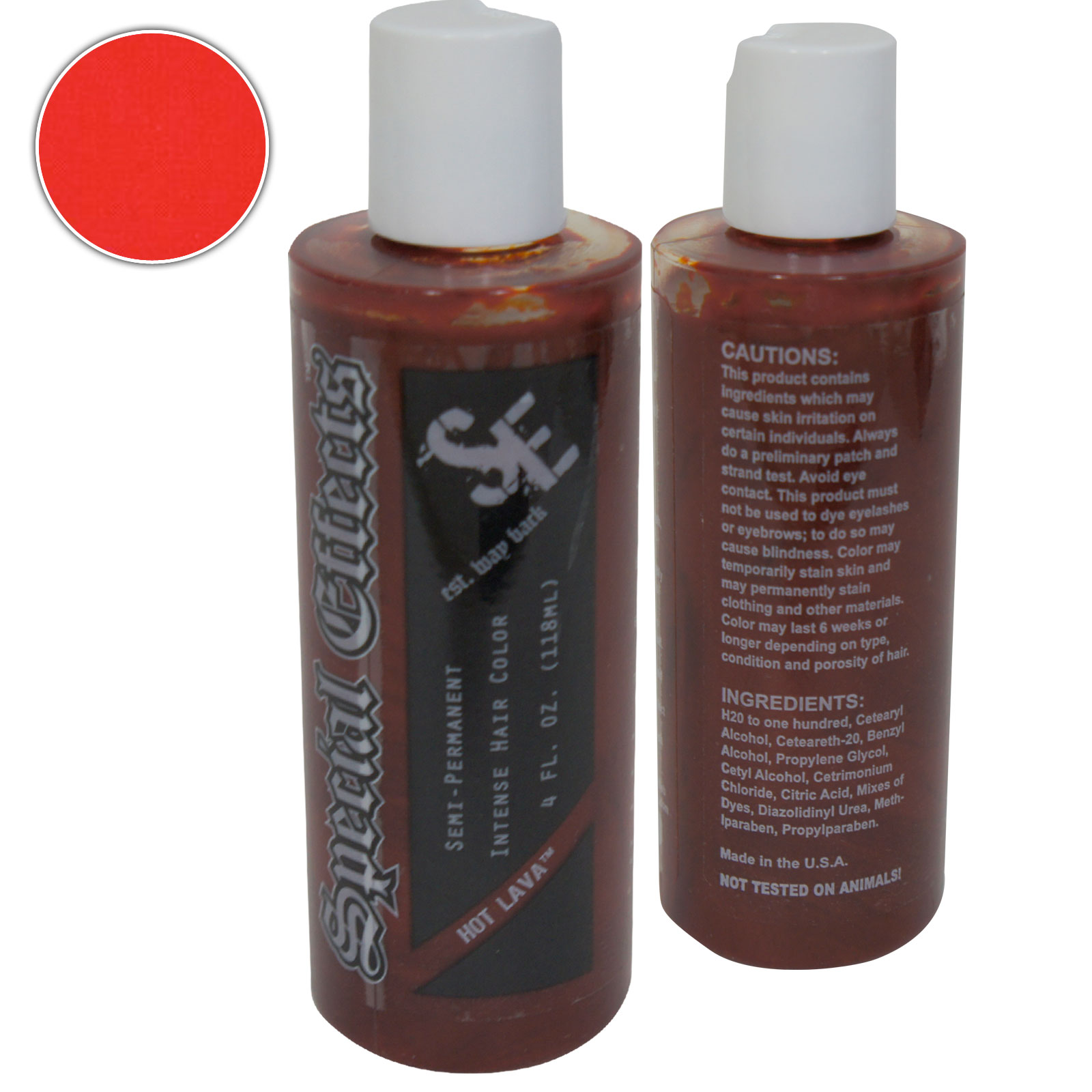 4 Pack SPECIAL EFFECTS SemiPermanent VEGAN Hair Dye Same Color Punk