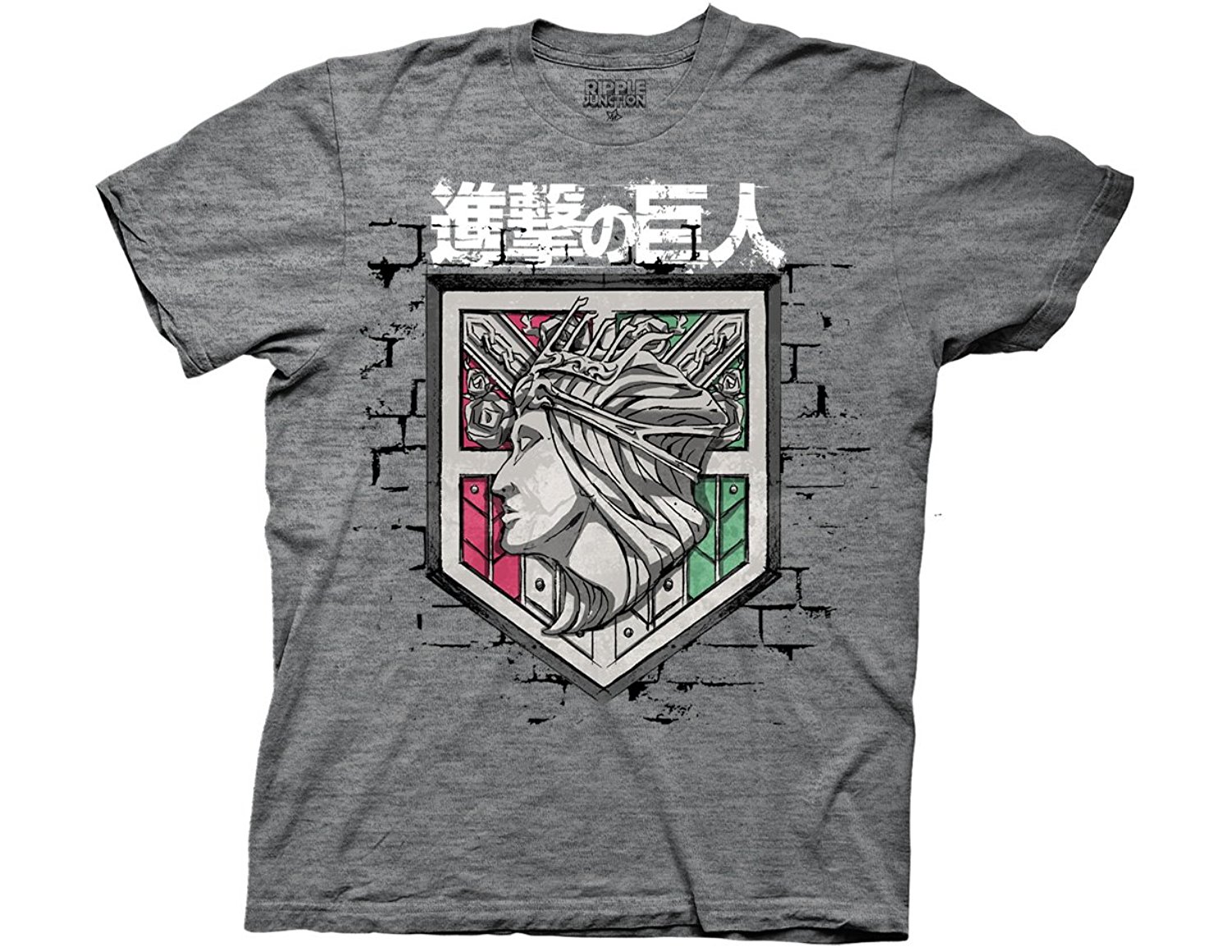 ATTACK ON TITAN Shield Logo T-Shirt - Merch2rock Alternative Clothing