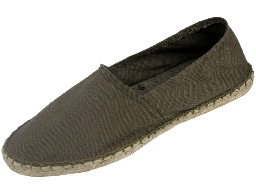 Mens Canvas Espadrilles/ Plimsoll Pumps White, Khaki, Black & Coal | eBay