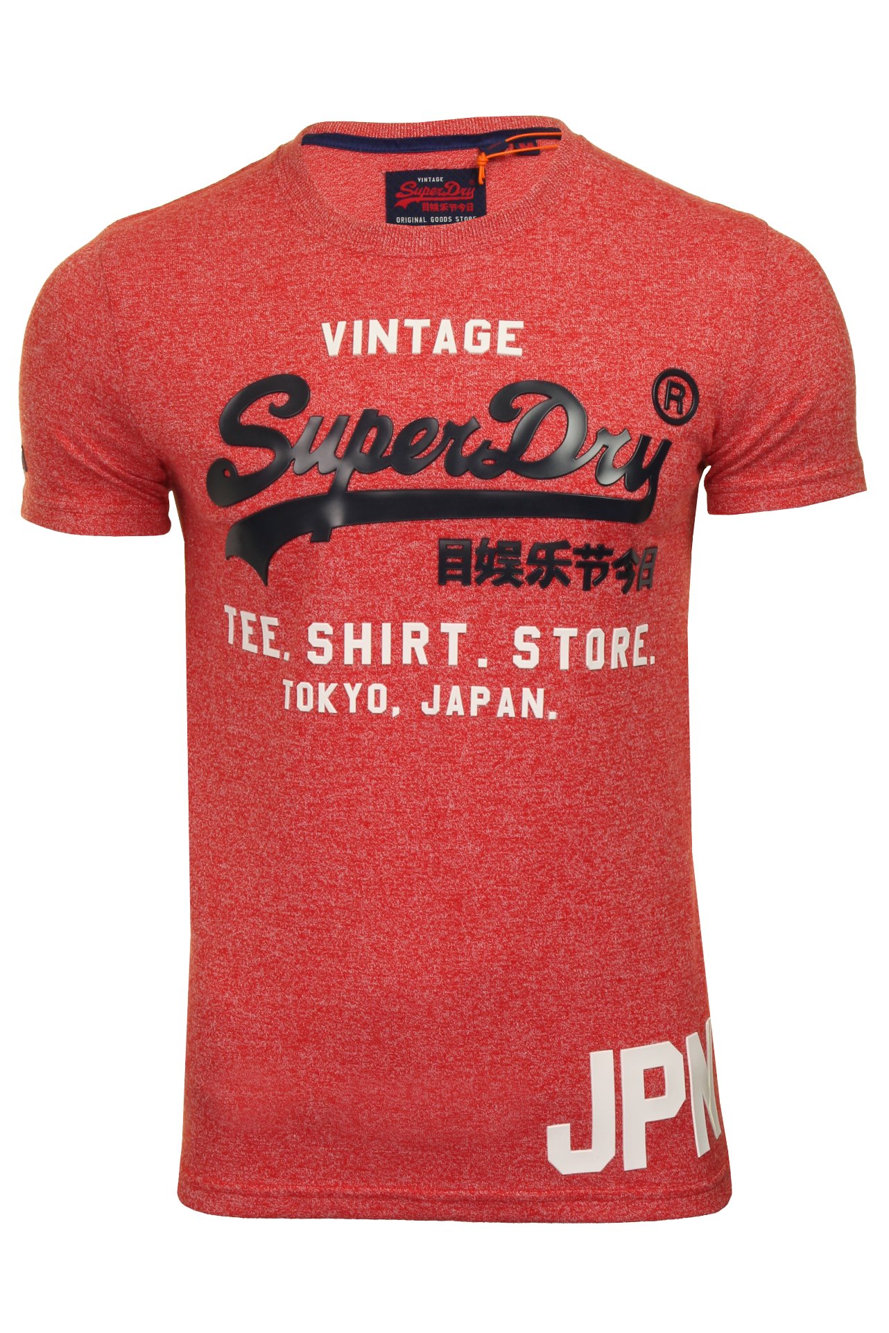 Superdry Mens Shirt Shop Duo T Shirt Teal Grit Short Sleeve Ship Worldwide