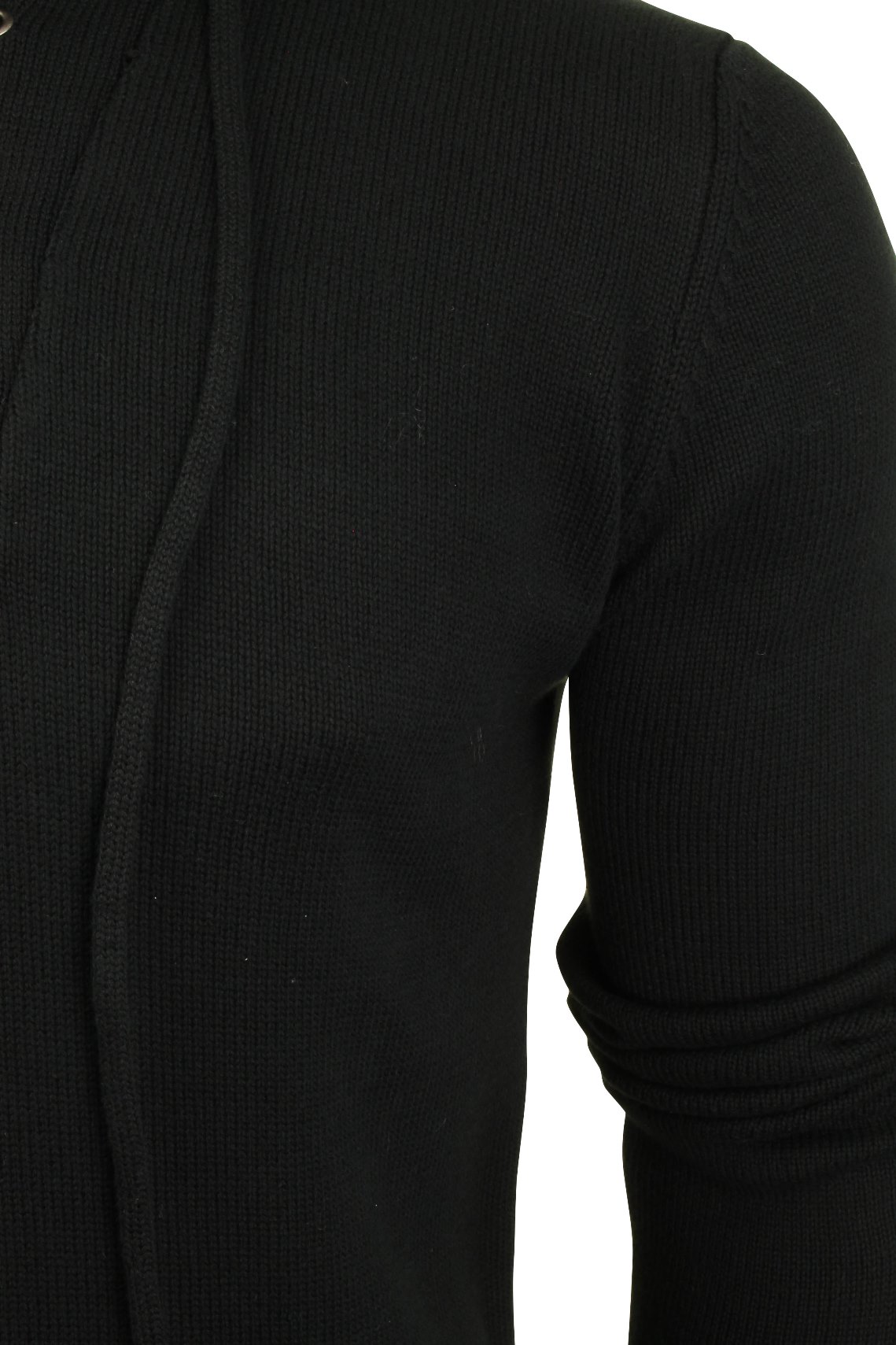 mens black hooded jumper